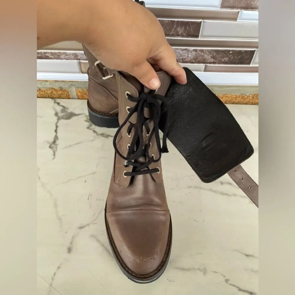 ALLSAINTS Daria Cuffed Combat Boot 39/8.5 - Picture 11 of 15